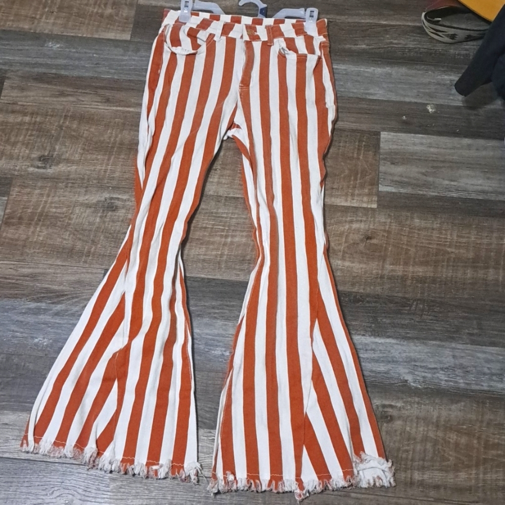 Stripped bell bottoms